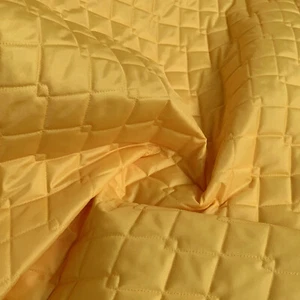 QUILTED FABRIC Mustard 4oz Waterproof Outdoor Material Dress Clothing Upholstery - Picture 1 of 5