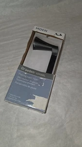 Moen Y0908BL Graeden Wall Mount Pivot Toilet Paper Holder in Matte Black - Picture 1 of 2