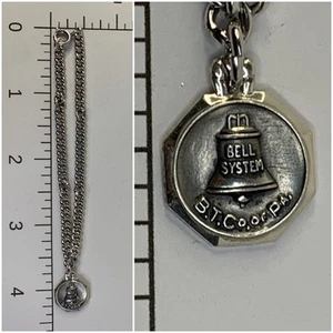 Vintage Bell Telephone B.T. Co. of PA. Sterling Silver Charm Bracelet 9.9g - Picture 1 of 7
