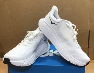 Hoka One One Arahi 7 Running Shoes White Silver 1147850 BDBSW Mens - Picture 1 of 8