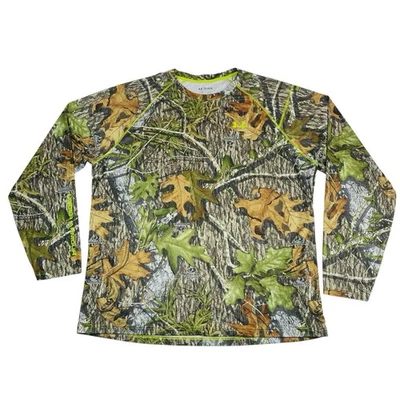 Under Armour Scent Control Heat Gear Mens 3XL Shirt Mossy Oak Obsession Loose  - Image 1 of 4