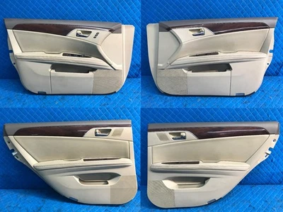 TOYOTA AVALON 2005-2010 Juego de molduras de panel de puerta delantera trasera derecha izquierda OEM beige Foto 1 de 4