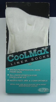 Cool Max 1243 Lycra Sock Liners For Sizes 9 thru 11 - Image 1 of 2