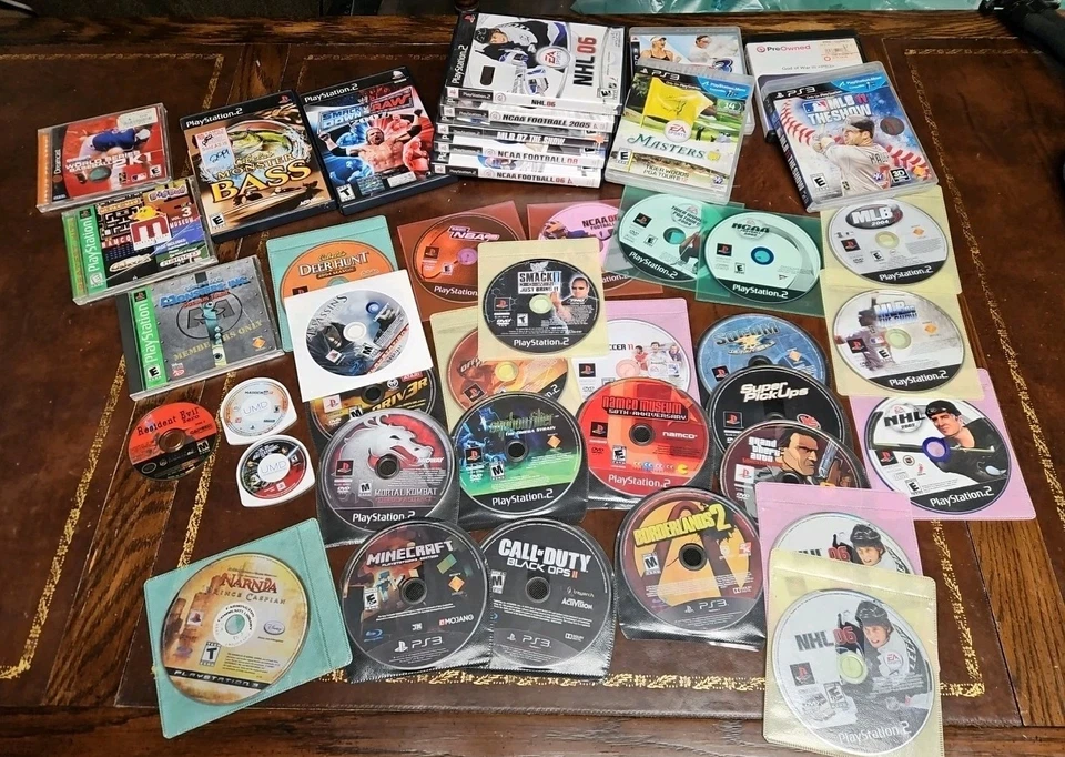 Enorme Sony PlayStation 2 PS2, PS3, PSP, PS1 Lote de 43 Juegos *Arañazos* Envío Rápido Foto 1 de 4