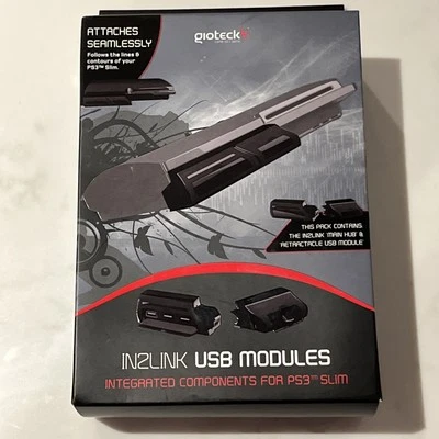 Gioteck PS3 Slim In2Link Main Hub & Integrated USB Modules - Image 1 of 4