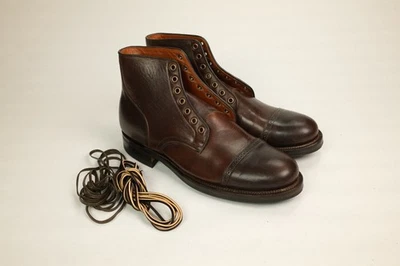 NEW VIBERG Men's Sz 10.5E Burgundy Horsebutt Leather 2030 Service Boots Dainite - Image 1 of 4