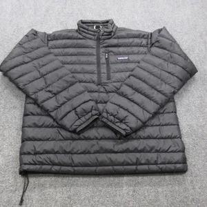 Chaqueta Pullover Patagonia Para Hombre Mediana Negra Plumón Abrigo Invierno Cálido Exterior - Imagen 1 de 14