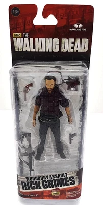NUEVO 2015 McFarlane Serie 7 Walking Dead Woodbury Asalto Rick Grimes Figura Foto 1 de 2