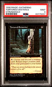 1998 MTG Magic the Gathering Stronghold Tortured Existence PSA 9 Mint POP 2 - Picture 1 of 4