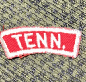 Older Boy Scout Tenn Tennessee Red And White state strip BSA - Picture 1 of 4
