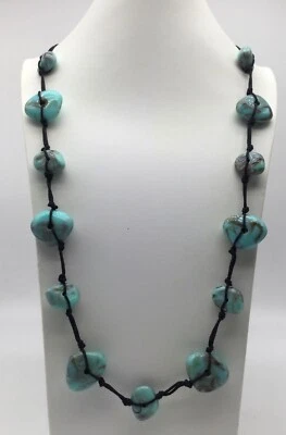 Chico’s 黑色/绿松石项链全新无标签 — 第 1/3 张图片