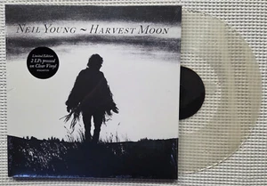 NEIL YOUNG Harvest Moon 2024 REPRISE Etched Ltd Vinyl 2LP Insert w/Promo Flat NM - Picture 1 of 2