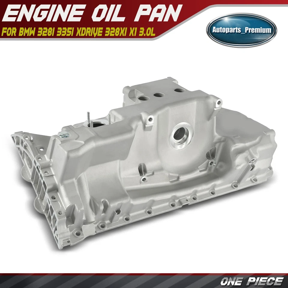 cárter de aceite de motor para BMW 328i 335i xDrive 328xi 335xi X1 L6 3,0 L DOHC 11137585432 Foto 1 de 4