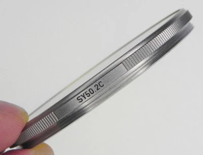 Canon RF 58mm SY50.2C Yellow Filter for 85mm f1.5,100mm f2  #1 .......... MINT - Image 1 of 4