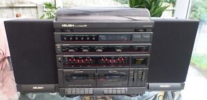 VINTAGE BUSH RETRO MS8310 HIFI SYSTEM WORKING for Vinyl turntable cassette radio