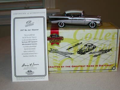 MATCHBOX DINKY MODEL OF YESTERYEAR 1957 BEL AIR HARDTOP #DYG02/SA-M BOX 1:43 - Image 1 of 4