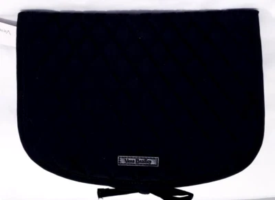Vera Bradley Clásico Negro Mediano Colgante Organizador Acolchado Microfibra Nuevo con Etiquetas Foto 1 de 4