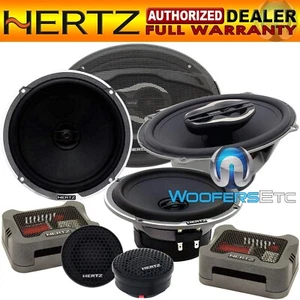 pkg HERTZ MPX690.3 MILLE PRO 6x9" + MPK165.3 MILLE 6.5" PRO COMPONENT SPEAKERS - Picture 1 of 15