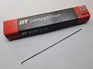 DT Swiss DT Competition J-Bend Spoke 2.0/1.8 x 270mm S 6.2mm 14 gauge Black - Picture 1 of 6