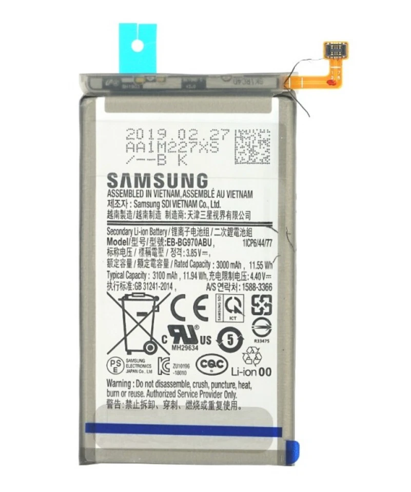 BATTERIA Pila Originale per Samsung Galaxy S10e Sm-G970 G970F 3100MaH Ricambio