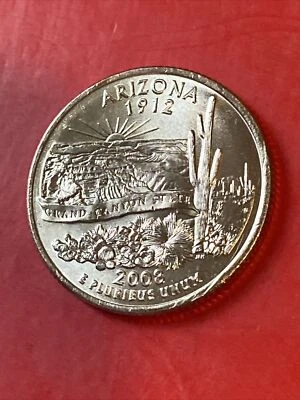 2008-P Arizona 50 States Quarter • Buy 10 Get 40% Off • #240618 • BU - Image 1 of 2