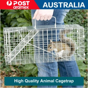 Extra Large Animal Trap Humane Cage Possum Fox Koala Rabbit Bird Cat - Picture 1 of 15