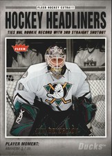 2006-07 (DUCKS) Fleer Hockey Headliners #HL24 Ilya Bryzgalov