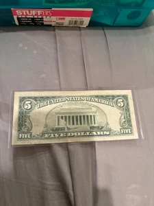 USA $5 Dollars 1963, Fr# 1536, AA Block PMG 65 EPQ Gem UNC Red Seal Legal Tender - Picture 1 of 1