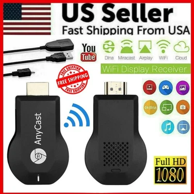 4K HDMI WiFi Display Dongle for TV – AirPlay, Miracast, DLNA Adapter - Image 1 of 4