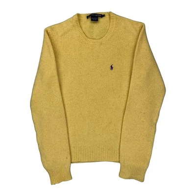 Suéter Ralph Lauren - Lã amarela grande - Imagem 1 de 4