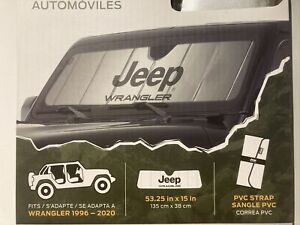 OFFICIAL LICENSED JEEP WRANGLER Specific Accordion Windshield Sunshade 53.25 x15