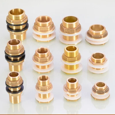 Messing Wassertankanschluss Regentonnendurchführung Faßverschraubung AG IG - Bild 1 von 4