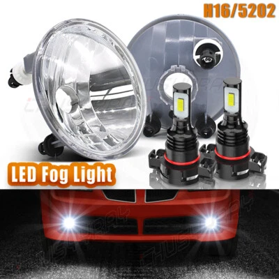 PARA PONTIAC G8 2008-2009 Par de luces antiniebla LED parachoques delantero lámpara lente transparente izquierda/dere Foto 1 de 4