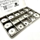 75 Assorted Piece, A2 Stainless Steel M4 M5 M6 M8 Penny Repair Flat Washers Kit