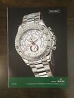 Rolex Oyster Perpetual Yacht-Master Ii 18K White Gold Full Page Color Ad