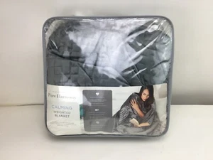 Pure Harmony beruhigende gewichtete Decke - grau - 48 Zoll x 72 Zoll - 15 Pfund - Bild 1 von 3