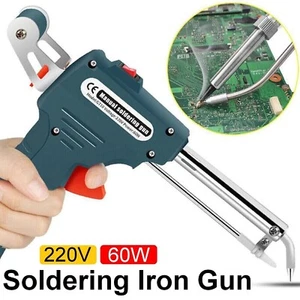 Electric Soldering Iron Gun Station Solder 60W Tin Welding Temperature Auto Tool - Picture 1 of 12