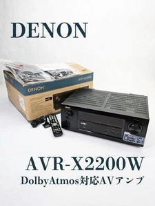 Denon AVR-X2200W 7.2 Channel Full 4K Ultra HD Receiver with Bluetooth and Wi-Fi - Picture 1 of 10