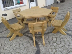 Gartenmöbel AR-6K, Terassensets, Tisch mit 6 Sitzstühle, Optional für 6 Personen - Bild 1 von 4
