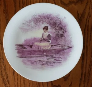 VINTAGE ROSENTHAL PORZELLAN EMPIRE BAYERN GERMANY LAVENDAR HELIOS MUSTER 8 3/4" TELLER - Bild 1 von 5