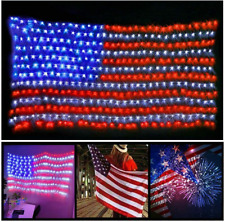 Fjiangyi 420 LED  American   Flag   String   Lights  - 29V Low Voltage Safe Lar