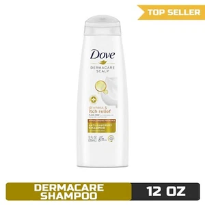 Dove DermaCare Scalp Anti-Dandruff Shampoo, Dryness and Itch Relief, 12 fl oz - Picture 1 of 11