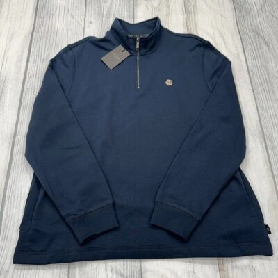 NWT Ted Baker London 1/2 Zip Sweatshirt Sweater 7 3XL Pullover Golf Mens $149 - Image 1 of 4