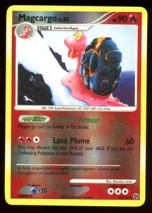 Pokémon Great Encounters #45/106 Magcargo 2008 holograma inverso MP - Imagen 1 de 2