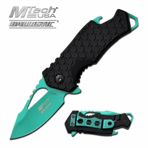 MTECH USA MT-A882TBL MT-A882TGN MT-A882TOR MT-A882TYL SPRING ASSISTED KNIFE - Picture 1 of 14