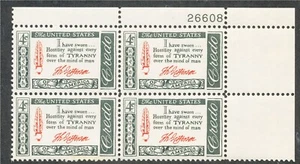 1141    plate block mint never hinged  ...... 163576 - Picture 1 of 1