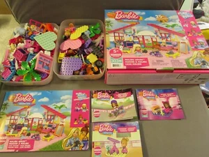 Superb 4 x MEGA Barbie Block Building Sets - Malibu House, Astronomer, Musician+ - Picture 1 of 5