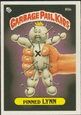 Topps Garbage Pail Kids 3rd Series 85b PINNED LYNN PICTURE BACK RIGHT HAND