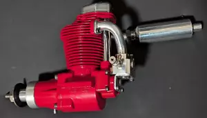 Enya 120-4C 4-Stroke, Beautiful Red Paint & Polish, Good Compression, Turns Free - Picture 1 of 7