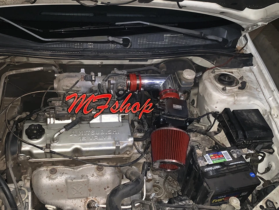 RED For 2002-2006 Mitsubishi Lancer 2.0L 4cyl OZ LS ES Air Intake Kit Ver-2 - Image 1 of 1